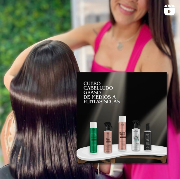 Pelo Grasoso Y Desidratado